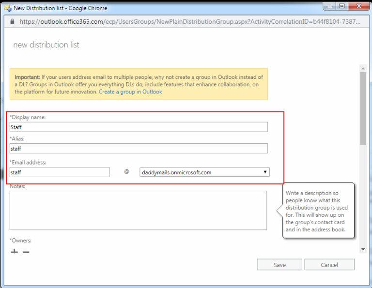 How To Create Office 365 Distribution List